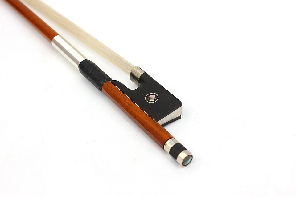 Advanced Pernambuco Violin Bow 4/4 Professional Ebony Frog Bow New horse hair - Image 4 of 4