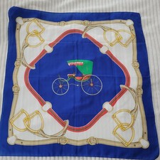 Damart Exclusively By Laurent Of France Blue Carriage Scarf