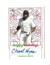 2023 Leaf Happy Holidays CHARLIE HAYES Autographed Card #BA-CH2