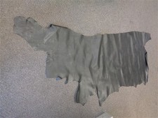 BLACK LEATHER HIDE TEXTURED 88" X 38"