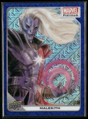 2023 Upper Deck Marvel Platinum Blue Traxx /499 #25 - Malekith