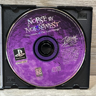 Norse by Norsewest The Return of Lost Vikings (Playstation PS1 1997) Disc Only