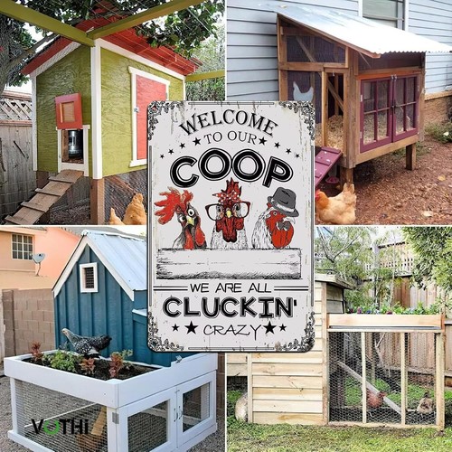 Funny Chicken Coop Signs;I Love My Ladies;Vintage Kitchen Decor for Chicken Owne - Picture 59 of 65