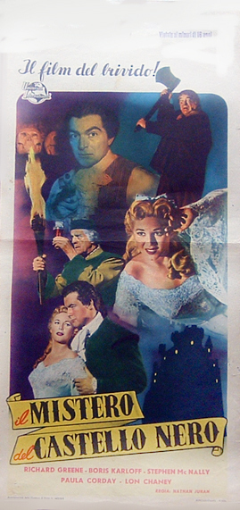 Locandina di Il mistero del castello nero (1952)