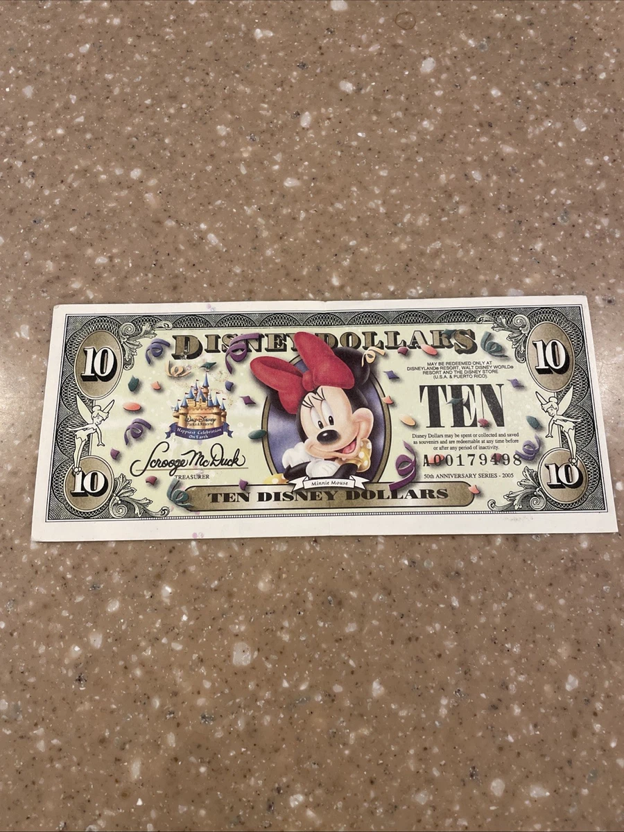 Minnie Mouse Disney Dollars (1968-Now) for sale | eBay