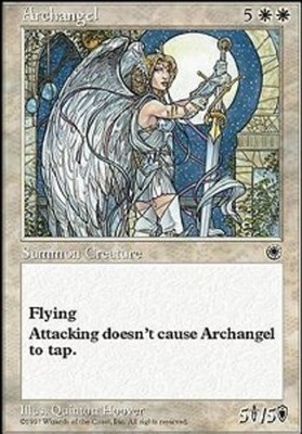 [1x] Archangel Played, English Portal MTG Magic
