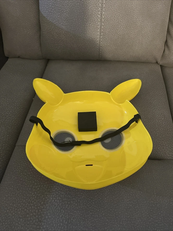 Pokemon Pikachu 2019 disfraz de plástico juego máscara facial de simulación cosplay niñas/niños Foto 3 de 4