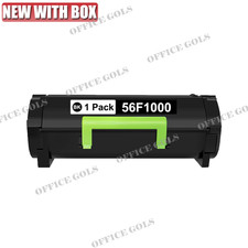 1 PK 56F1000 Toner Cartridge For Lexmark MS321dn MS421dn MS421dw MS521dn MS621dn