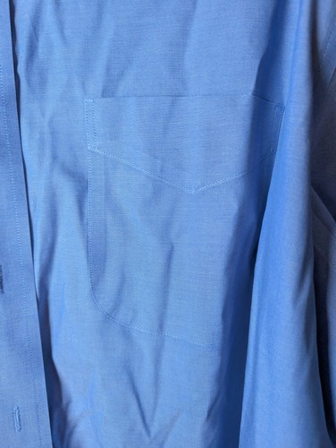 Brooks Brothers Size 17 1/2 - 33 Blue Non-Iron The Original Polo Shirt - Picture 2 of 6