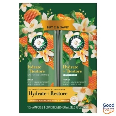 Herbal Essences Honey Daily Moisture Sulfate Free Shampoo and Conditioner - Dual