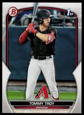 2023 BOWMAN DRAFT TOMMY TROY RC ARIZONA DIAMONDBACKS #BD-103 1ST BOWMAN