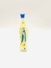 Vintage Out Lady Of Lourdes Figurine Holy Water Bottle Blue Lid