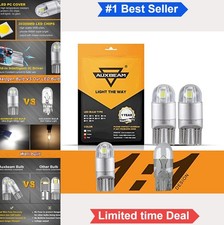 T10 194 LED Bulbs 6000K White 2 Pack Canbus Non Polarity W5W 168 2825 For