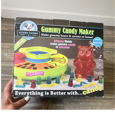 Gummy Nation Gummy Candy Maker Silicone Multicolor Molds