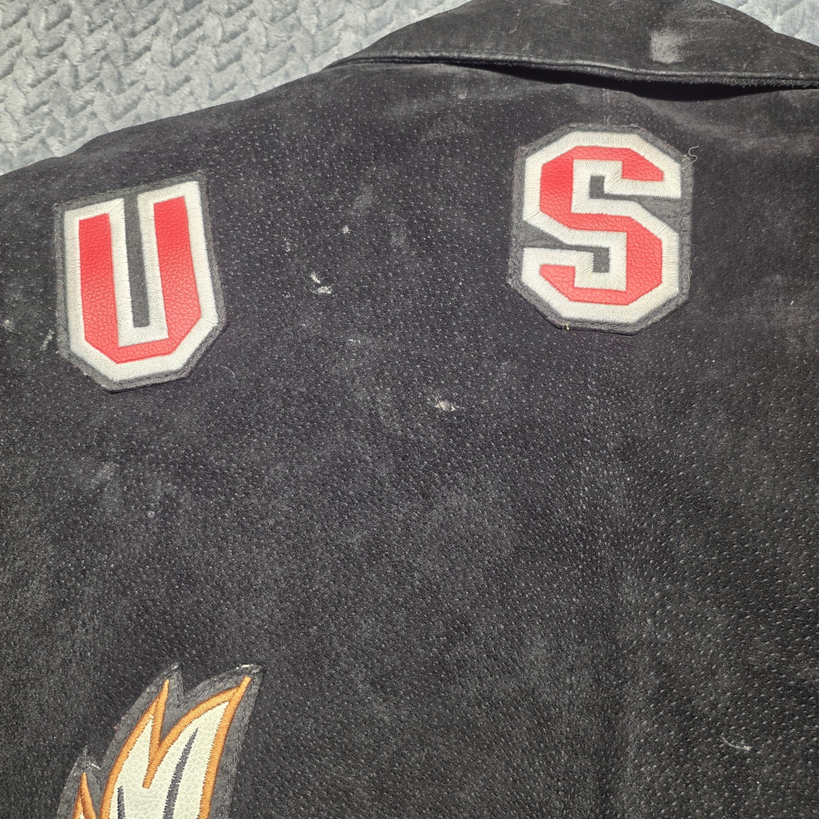 Ameri Mode Men’s XXL Black Suede Leather Motorcyc… - image 12