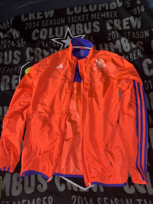 2015 Adidas 119th B.A.A. BOSTON MARATHON (Men’s Small) Running Jacket