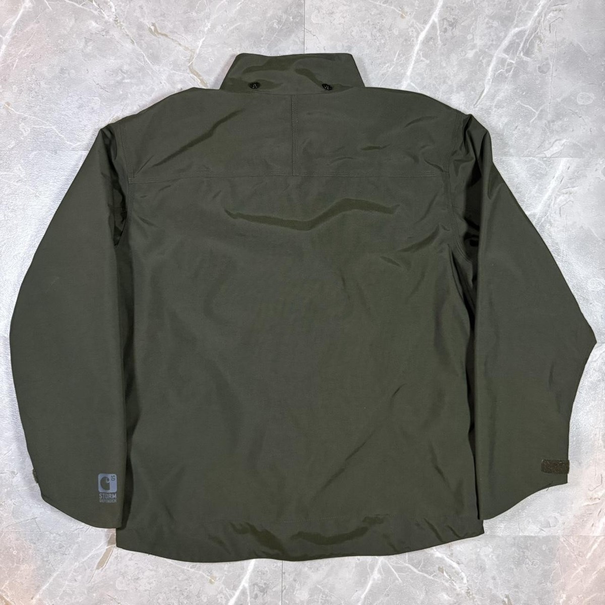Carhartt Shoreline Storm Defender Waterproof Olive Jacket View 5