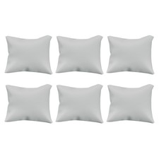 6pcs Watch Pillow, PU Leather Watch Cushion Replacement Bracelet Pillow, Gray
