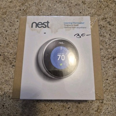Nest Learning Thermostat Wi-Fi 7-Day Programmable White