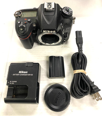 Nikon 24.1 MP Digital SLR Camera D7100 With Battery, Charger, Cap 1270-5