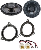 Dietz 85Watt 16,5Cm 2-Wege Lautsprecher FüR Nissan Note Qashqai FronttüR Auto Bo