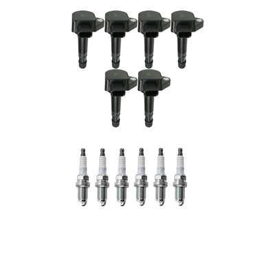 NGK 6 Ignition Coil 6 Iridium Spark Plugs Kit For Acura MDX 3.7 V6