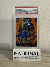 2022 Panini Select Kyren Williams NEON ORANGE PULSAR PRIZM Rookie  6/7 PSA 10