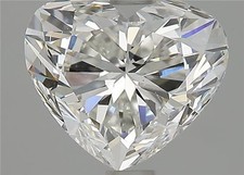 Natural Mined Diamond 1.80 Carat Cert. GIA Heart Cut Loose G color VS2 clarity