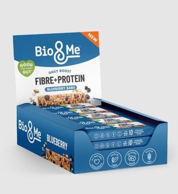 Bio&Me Blueberry Fibre + Proteinriegel - 18er Pack (je 40g)