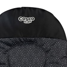 Compact Black Foldable High Chair for Easy Storage and Travel