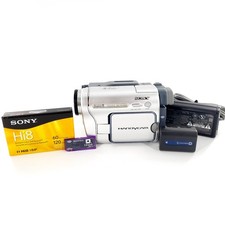 Sony Handycam DCR-TRV460 Digital8 Hi8 Camcorder Silver w/ Battery Charger Tested