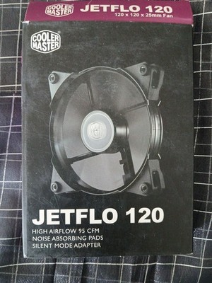 Cooler Master JetFlo 120 - High Performance 120 mm Computer Case Fan New