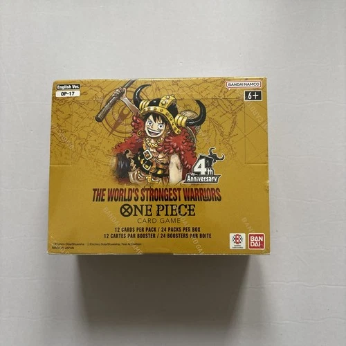 One Piece TCG OP-17  The World's Strongest Warriors Booster Box New