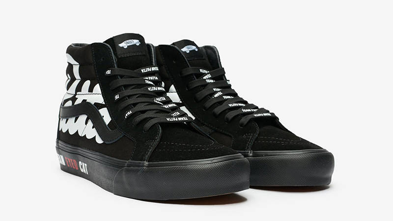 Patta × Vans Vault Lx Sk8-Hi Black VN0A4BVH5X01 Men's Size | eBay
