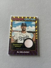 2024 Topps Heritage - Clubhouse Collection Relics MJ Melendez Gold /99