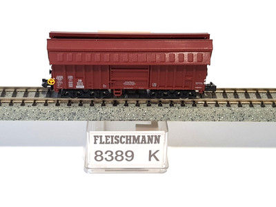 VAGÓN DE TECHO ABATIBLE 369 031 DB ÉPOCA III FLEISCHMANN 8389 (H853)