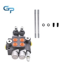 2 Spool Hydraulic Control Valve Double Acting 13GPM 3600 PSI SAE Ports New