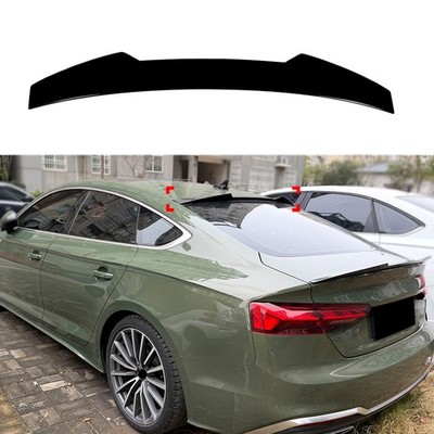 Heckspoiler Spoilerlippe Schwarz für Audi A5 S5 RS5 F5 Sportback 2017-2024