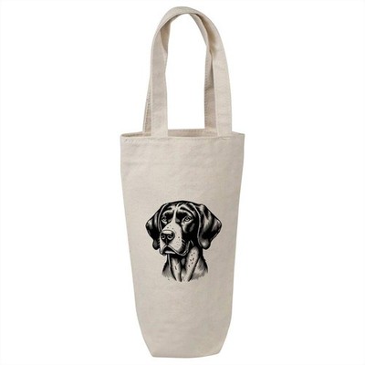 ''Deutsch Kurzhaar Zeiger'' Baumwolle Weinflasche Geschenk/Reisetasche (BL00036738)
