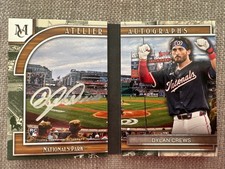 2025 Topps Museum Collection Dylan Crews RC Atelier Autograph Book Card #'d /50 