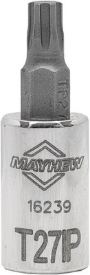 Mayhew 16239 - T27IP Torx Plus  Short Insert Socket Bit, 1/4'' Drive - 1EA