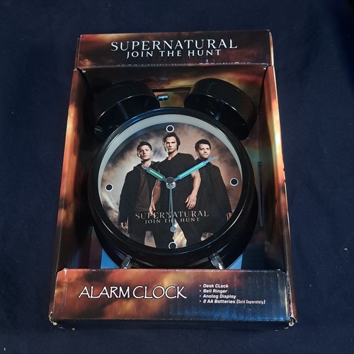 Supernatural Join The Hunt Alarm Clock Warner Bros In Box TV Show Two Bell