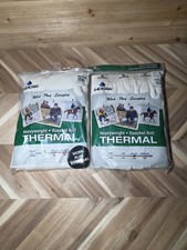 NEW Size Med Men s Cotton Knit Thermal Top Bottoms Set Indera Mills Natural