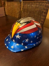 Jackson Products Type 1 Hard Hat With American Eagle Stars And Stripes ! Nice