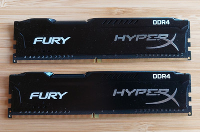 HyperX HX421C14FBK2/8 Fury DDR4 8GB Arbeitsspeicher Kit (2x 4GB) 2133MHz