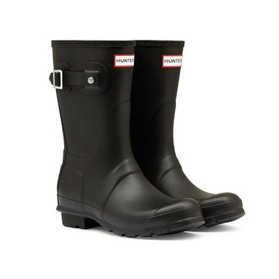 Hunter Original Short Women's Casual Boots, Black, W7
