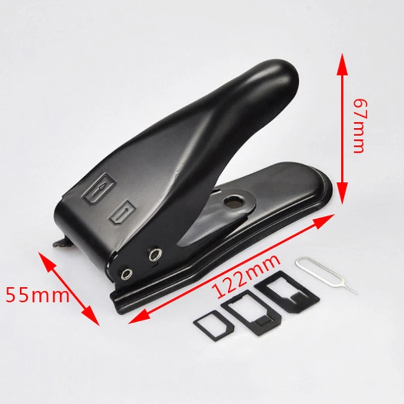 Multi-function Dual 2 in 1 Nano Micro SIM Card Cutter For Smart Phone Accesso-wl - Image 3 of 4