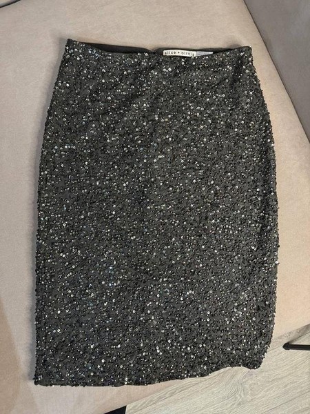 Women Aliceandolivia Skirt Khaki 36 / S / 44