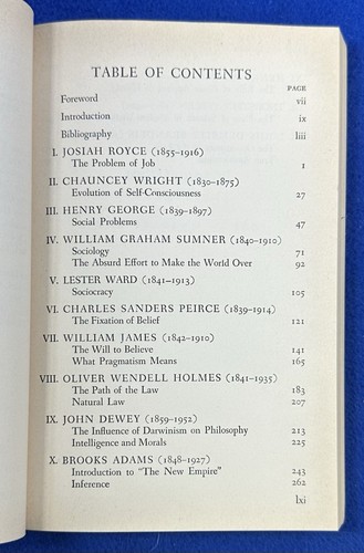 Vintage AMERICAN THOUGHT: CIVIL WAR TO WWI, Miller, intro / (P/B: Holt, 1965) - Picture 2 of 4