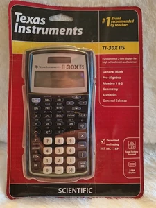 Texas Instruments TI-30X IIS Calculatrice scientifique 2-Line LCD Solaire/batterie